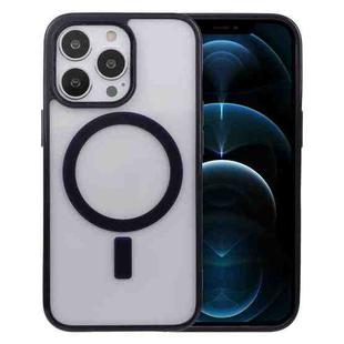 For iPhone 12 Pro Max Acrylic + TPU Masafe Magnetic Phone Case(Dark Blue)