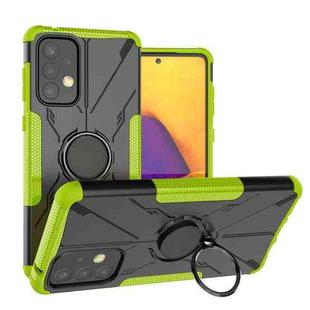 For Samsung Galaxy A73 5G Armor Bear Shockproof PC + TPU Phone Case(Green)