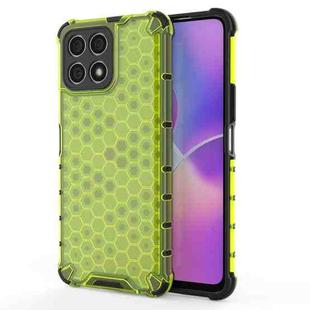 For Honor X8 / X30i  Shockproof Honeycomb PC + TPU Protective Case(Green)