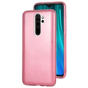 For Xiaomi Redmi Note 8 Pro TPU Glitter All-inclusive Protective Case(Pink)