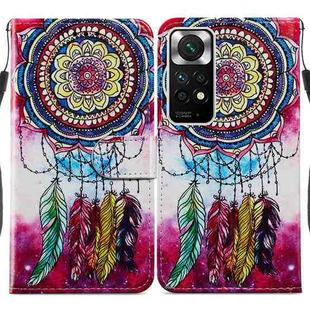 For Xiaomi Redmi Note 11 Global Painted Pattern Horizontal Flip Leather Phone Case(Dreamcatcher)