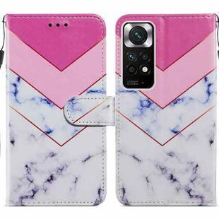 For Xiaomi Redmi Note 11 Global Painted Pattern Horizontal Flip Leather Phone Case(Smoke Marble)