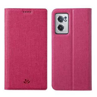 For OnePlus Nord CE 2 5G ViLi DMX Series Shockproof Magnetic Flip Leather Phone Case(Rose Red)