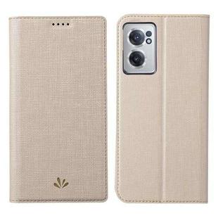 For OnePlus Nord CE 2 5G ViLi DMX Series Shockproof Magnetic Flip Leather Phone Case(Gold)