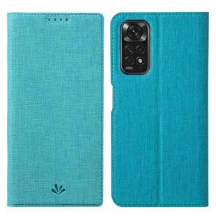 For Xiaomi Redmi Note 11 4G ViLi DMX Series Shockproof Magnetic Flip Leather Phone Case(Blue)