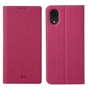 For Samsung Galaxy A03 Core ViLi DMX Series Shockproof Magnetic Flip Leather Phone Case(Rose Red)