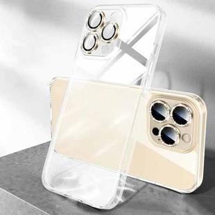 For iPhone 13 Pro Max Diamond Eagle Eye Anti-Fingerprint Phone Glass Case (Transparent)