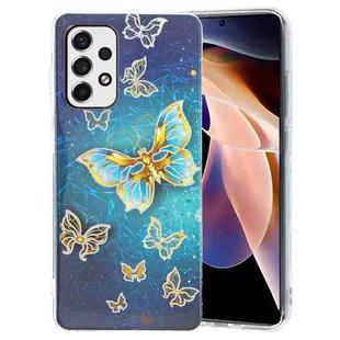 For Samsung Galaxy A13 4G Electroplating Pattern TPU Phone Case(Butterflies)