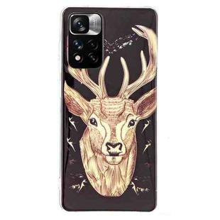 For Xiaomi Redmi Note 11 Pro 4G / 5G Luminous TPU Protective Phone Case(Deer)