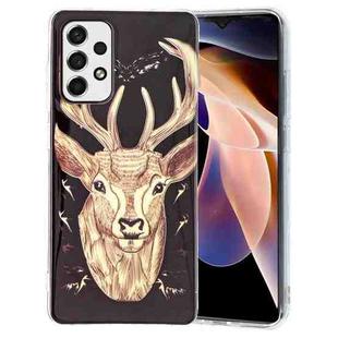 For Samsung Galaxy A13 4G Luminous TPU Protective Phone Case(Deer)