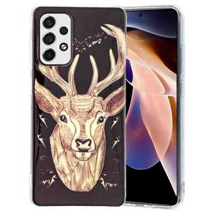 For Samsung Galaxy A33 5G Luminous TPU Protective Phone Case(Deer)