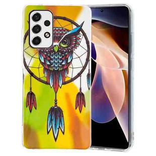 For Samsung Galaxy A53 5G Luminous TPU Protective Phone Case(Owl)