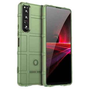 For Sony Xperia 1 IV Full Coverage Shockproof TPU Phone Case(Green)