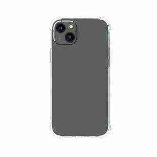 For iPhone 14 Plus Shockproof TPU Phone Case  (Transparent)