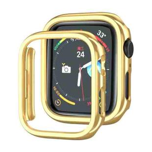 Electroplated PC Hollow Watch Protective Case For Apple Watch Series 8 / 7 45mm(Gold)