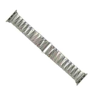 Aluminum Alloy Gear Matte Watch Band For Apple Watch Ultra 49mm / Series 8&7 45mm / SE 2&6&SE&5&4 44mm / 3&2&1 42mm(Silver)