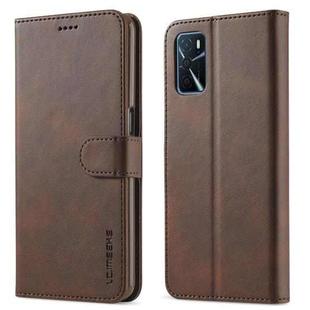 For vivo Y75 5G LC.IMEEKE Calf Texture Flip Leather Phone Case(Brown)