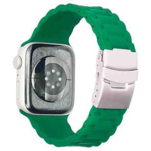 Three Beads Watch Band For Apple Watch Ultra 49mm / Series 8&7 45mm / SE 2&6&SE&5&4 44mm / 3&2&1 42mm(Alfalfa Grass)