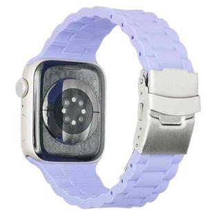 Three Beads Watch Band For Apple Watch Ultra 49mm / Series 8&7 45mm / SE 2&6&SE&5&4 44mm / 3&2&1 42mm(Lilac)