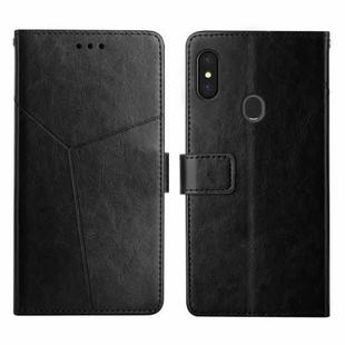 For Gigaset GS3 Y Stitching Horizontal Flip Leather Phone Case(Black)