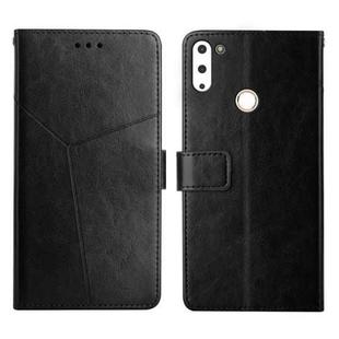 For Gigaset GS4 Y Stitching Horizontal Flip Leather Phone Case(Black)