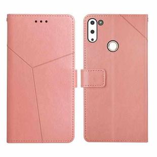 For Gigaset GS4 Y Stitching Horizontal Flip Leather Phone Case(Rose Gold)