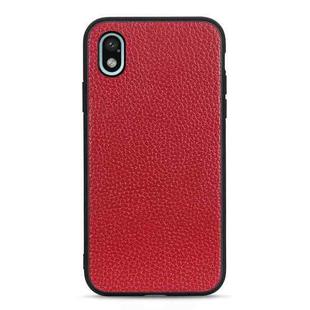 For Sony Xperia Ace III Litchi Texture Leather Shockproof Phone Case(Red)