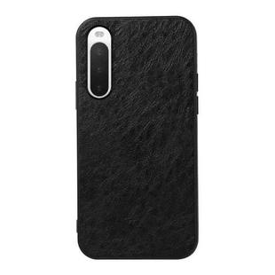For Sony Xperia 10 IV Crazy Horse Texture Shockproof Leather Phone Case(Black)