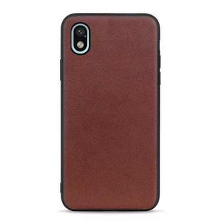 For Sony Xperia Ace III Sheep Texture Leather Phone Case(Brown)