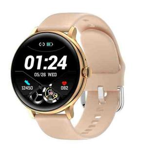 Q71 Pro 1.28 inch TFT Screen Silicone Strap Smart Watch, Support Bluetooth Call / Menstrual Cycle Reminder(Rose Gold)