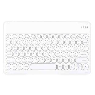 X4 Universal Round Keys Panel Spray Color Bluetooth Keyboard(White)