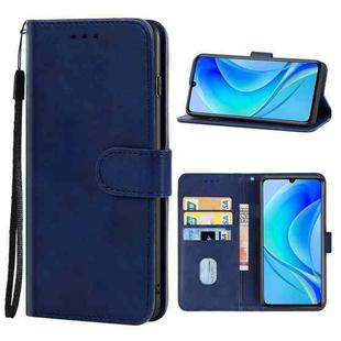 Leather Phone Case For Huawei nova Y70 Plus(Blue)