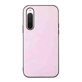 For Sony Xperia 10 IV Cowhide Texture PU Phone Case(Pink)