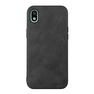 For Sony Xperia ACE III Cowhide Texture PU Phone Case(Black)