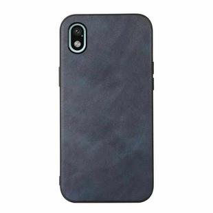 For Sony Xperia ACE III Cowhide Texture PU Phone Case(Blue)