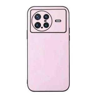 For vivo X Note Cowhide Texture PU Phone Case(Pink)