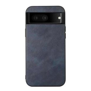 For Google Pixel 7 5G Cowhide Texture PU Phone Case(Blue)