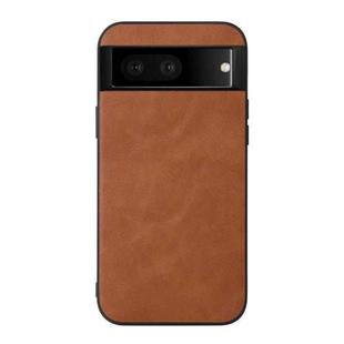 For Google Pixel 7 5G Cowhide Texture PU Phone Case(Brown)