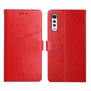 For LG Velvet 2 Pro Y Stitching Horizontal Flip Leather Phone Case(Red)