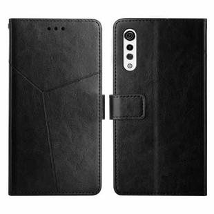 For LG Velvet 2 Pro Y Stitching Horizontal Flip Leather Phone Case(Black)
