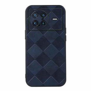 For vivo X Note Weave Plaid PU Phone Case(Blue)