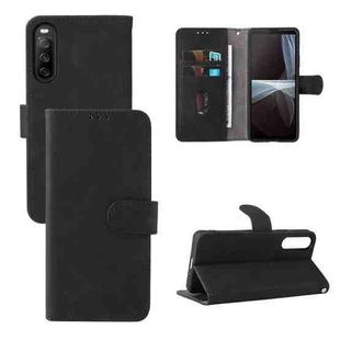 For vivo T1 5G Skin Feel Magnetic Flip Leather Phone Case(Black)