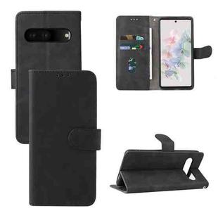 For Google Pixel 7 Pro Skin Feel Magnetic Flip Leather Phone Case(Black)
