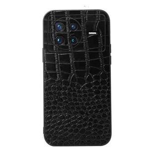 For vivo X Note Crocodile Top Layer Cowhide Leather Phone Case(Black)