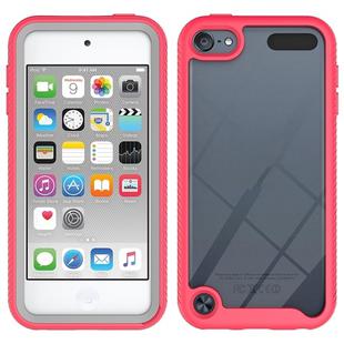 For iPod Touch 5 / 6 / 7 Two-layer Design Shockproof PC + TPU Protective Case(Red)