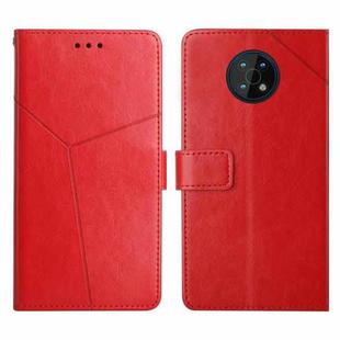 For Nokia G50 5G Y Stitching Horizontal Flip Leather Phone Case(Red)