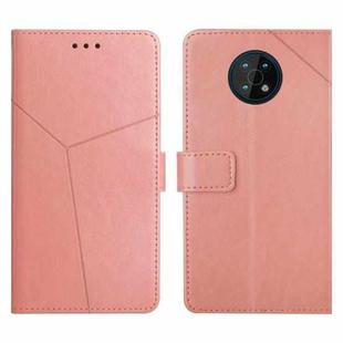 For Nokia G50 5G Y Stitching Horizontal Flip Leather Phone Case(Rose Gold)