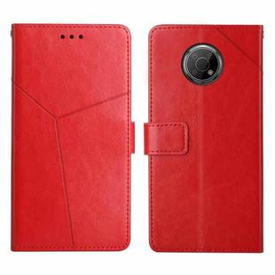 For Nokia G300 Y Stitching Horizontal Flip Leather Phone Case(Red)