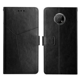 For Nokia G300 Y Stitching Horizontal Flip Leather Phone Case(Black)