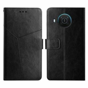 For Nokia X10 / X20 Y Stitching Horizontal Flip Leather Phone Case(Black)